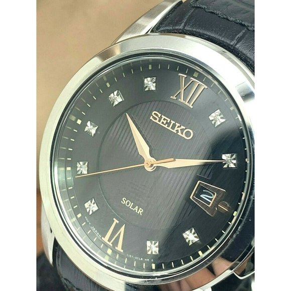 seiko diamond men's watch